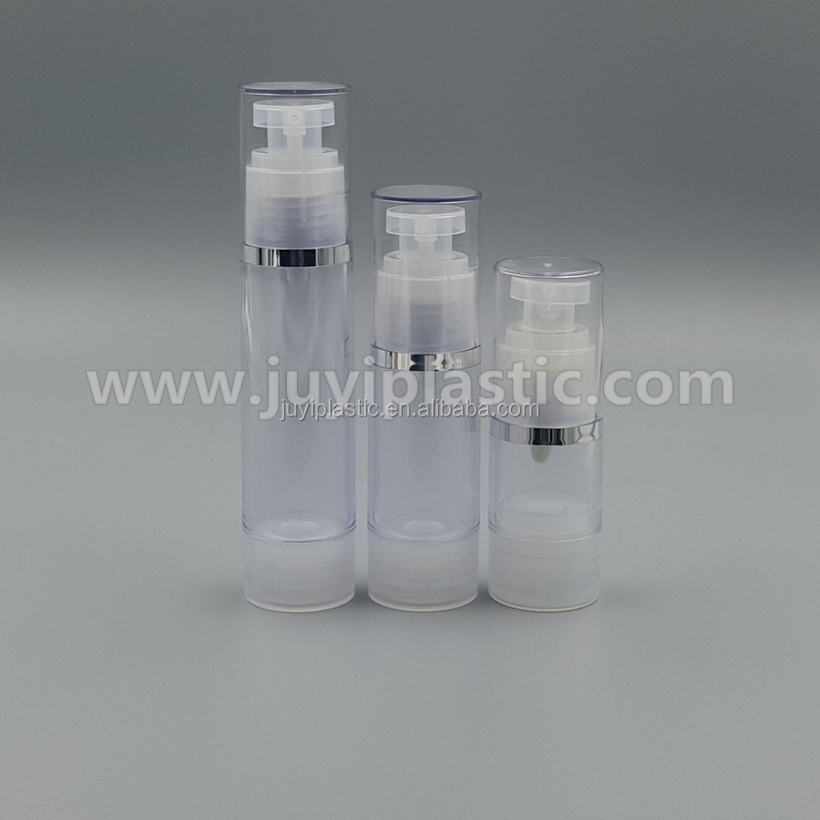 高品質e- 液体マットブラックエアレス化粧品ボトル曇らされたエアレスポンプボトル仕入れ・メーカー・工場