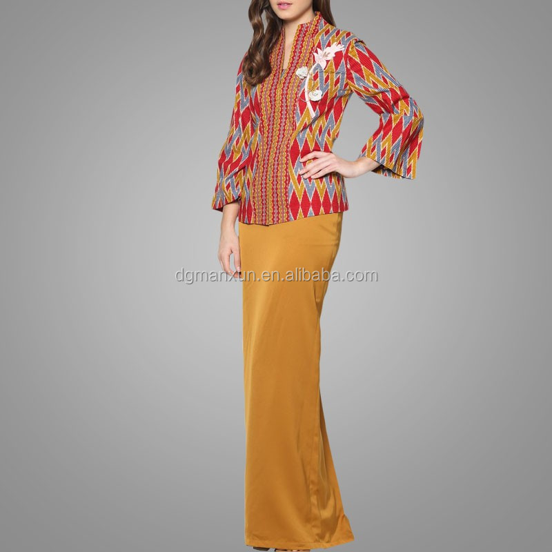 New design dubai abaya 2016 high quality malaysia baju kurung modern
