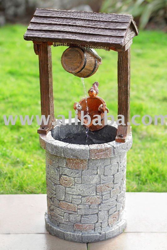 solar powered wishing well water feature buy water solar powered wishing well water feature buy water