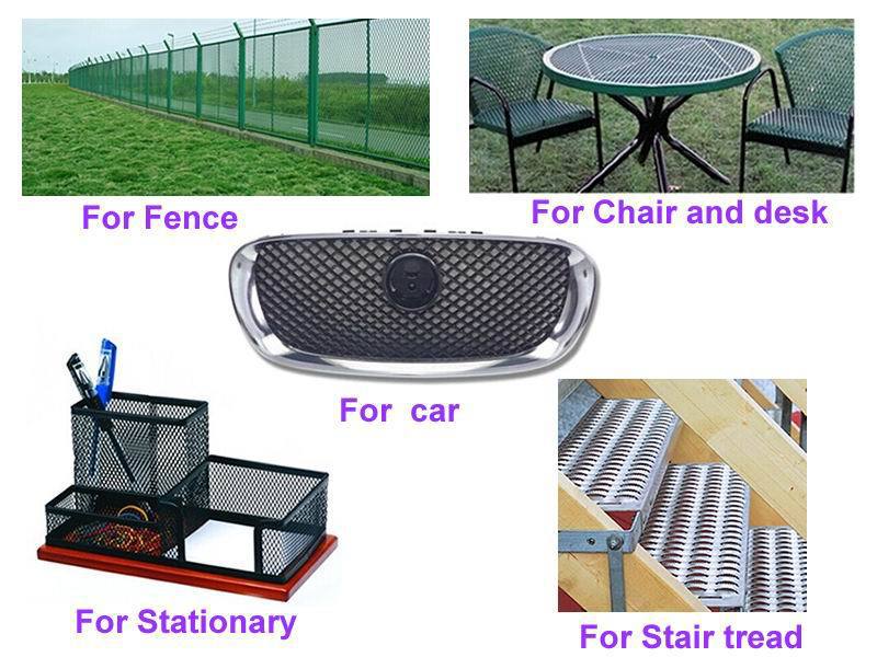 Diamond Shape Stainless Steel Powder Coated Expanded Steel Mesh
