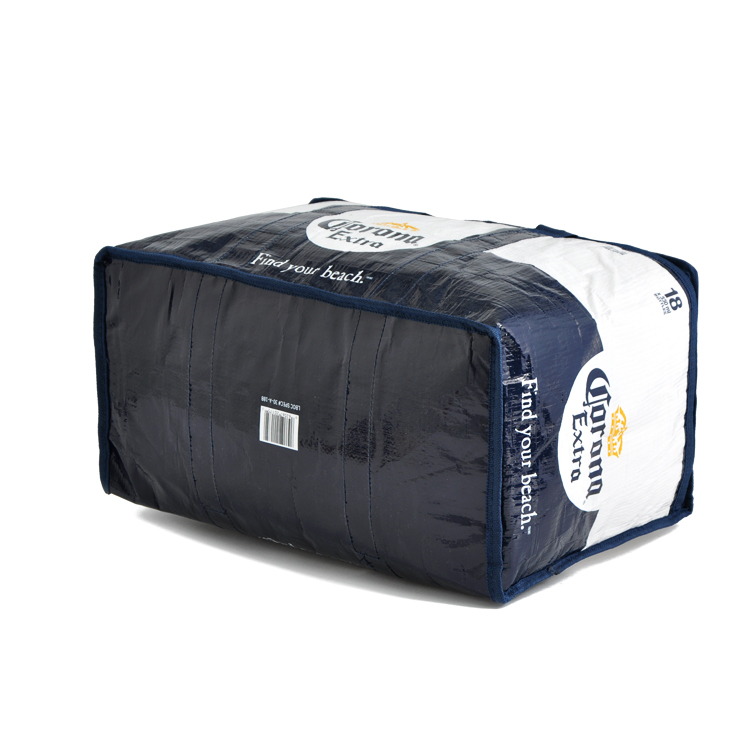防水ラミネートpp不織布ショッピングバッグ、 リサイクル可能な断熱クーラーランチバッグを持つジッパー閉鎖仕入れ・メーカー・工場