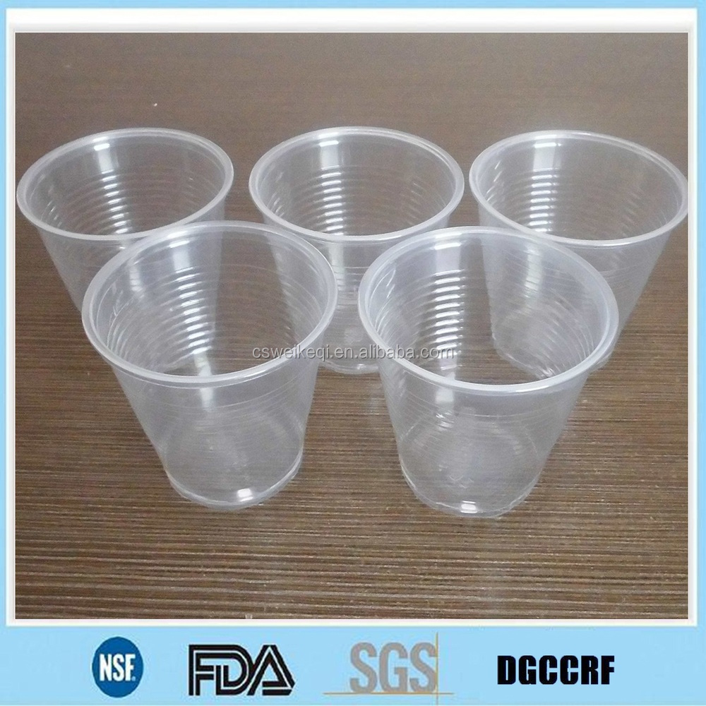 透明なプラスチックのコップ使い捨て/cyrstalplasitcカップ/ppカップ蓋つき問屋・仕入れ・卸・卸売り