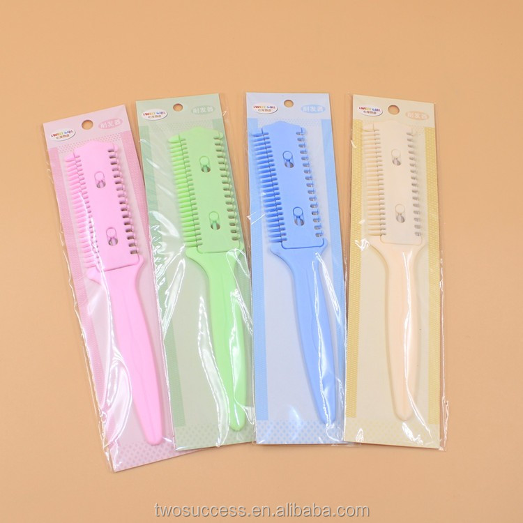 Alibaba wholesale Hair Salon knife comb, Plastic Hair Combs .jpg