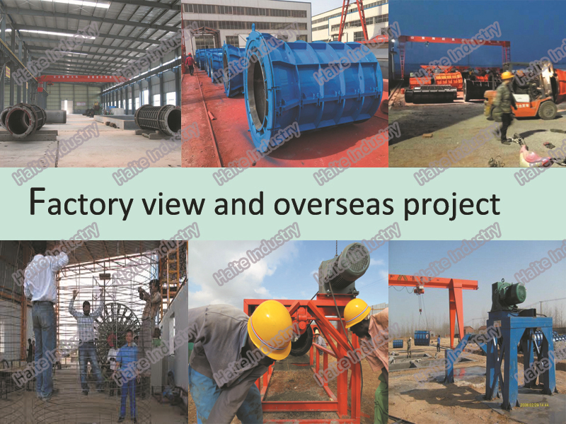 Roller suspension type Reinforced Concrete Pipe, Precast drain pipe Machinery for Africa