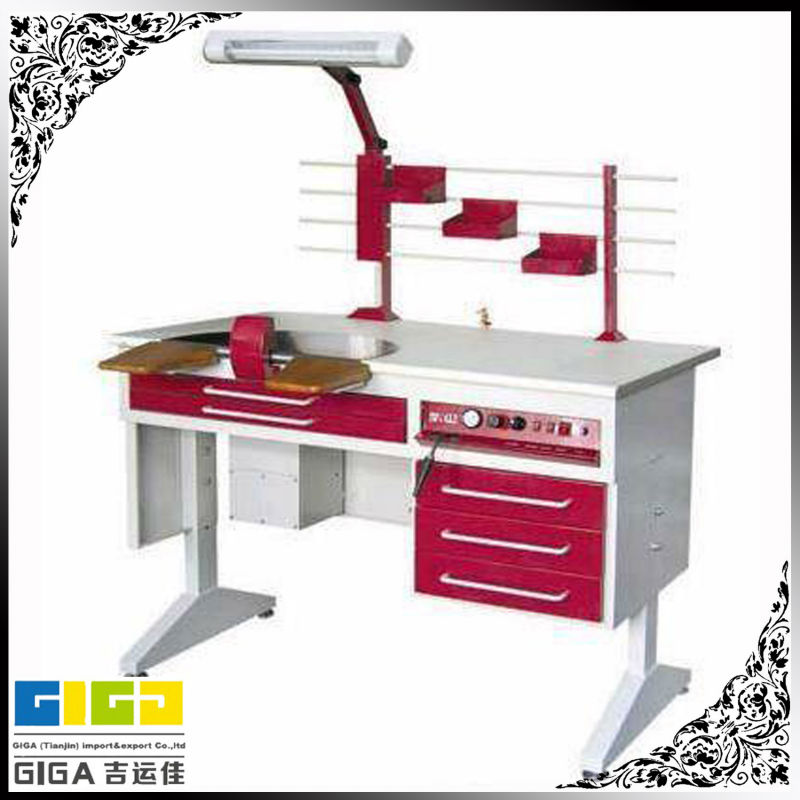 GIGA heavy duty wooden dental lab electrical working bench