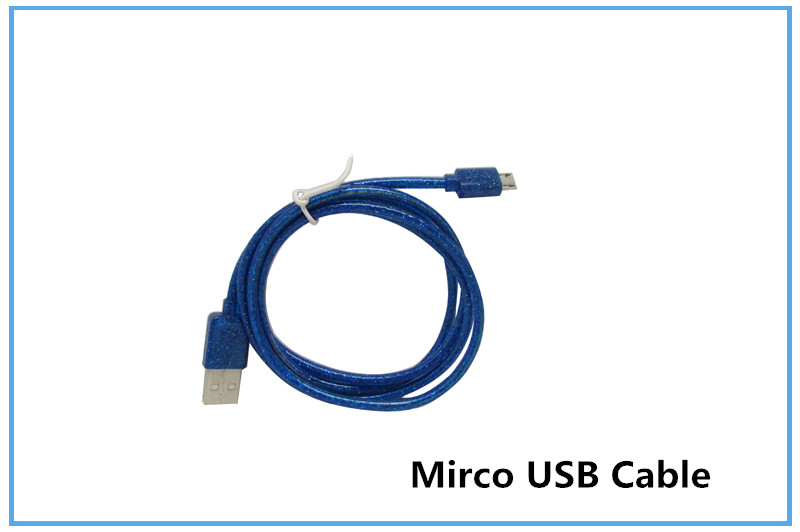 マイクロusbケーブル、 1メートル、 スパングルをサポートすることができデータ転送ケーブル問屋・仕入れ・卸・卸売り
