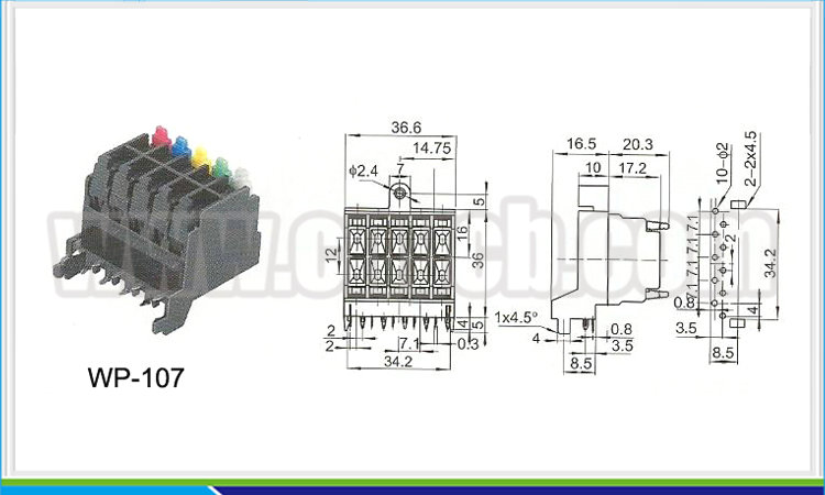 楽wp-107abbeyconwpプッシュスピーカー端子台wp10ミキサー用端子仕入れ・メーカー・工場