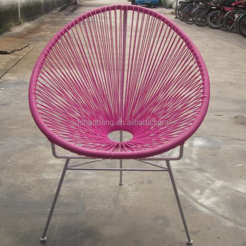 Party Light Oval Sun Colourful Wicker kids rattan chair