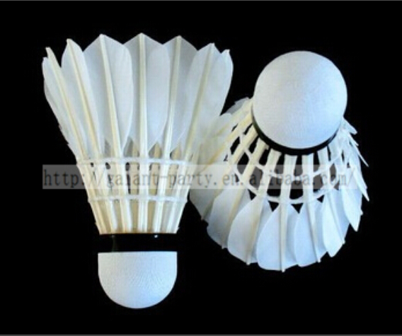Class A Natural Goose Feather OEM Badminton Tournament Shuttlecock (12-pk)仕入れ・メーカー・工場