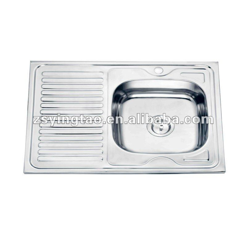 Single Bowl With Drainboard Yts8060 - Buy Stainless Steel Sink,Kitchen ...