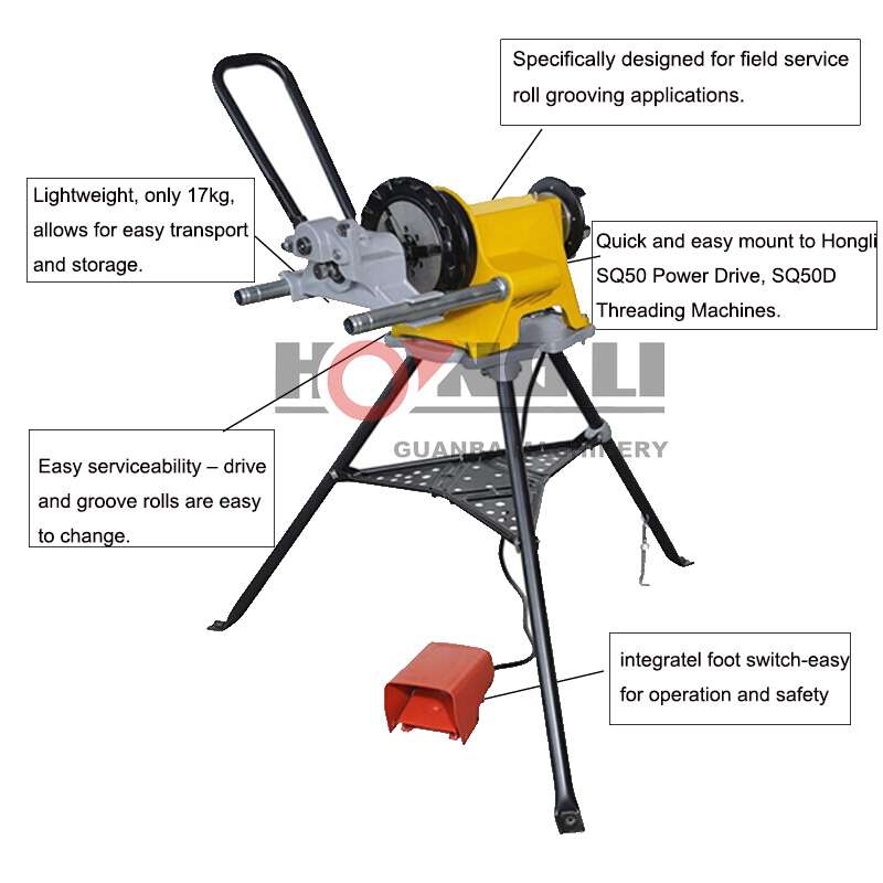GC02 electric power pipe groover/pipe grooving machine,1 1/4"6", View