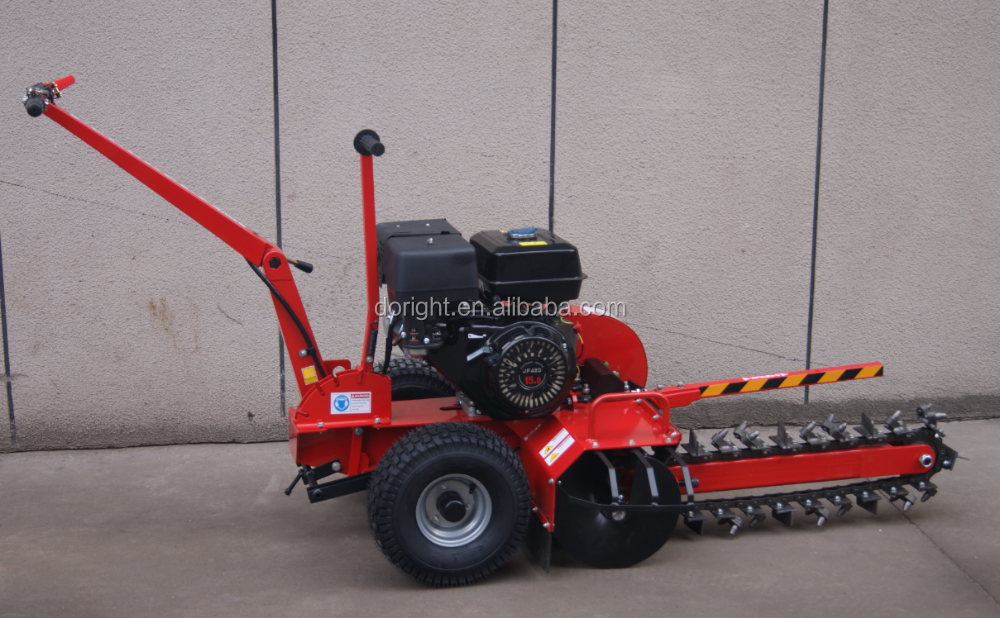 Garden trencher 15HP gas power high trenching ability digging machine
