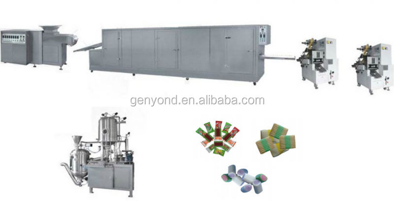 chewing gum processing machine