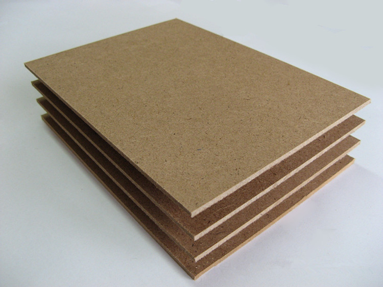 Cheap Dark Brown Hardboard Plain Embossed Hardboard Fiberboard For