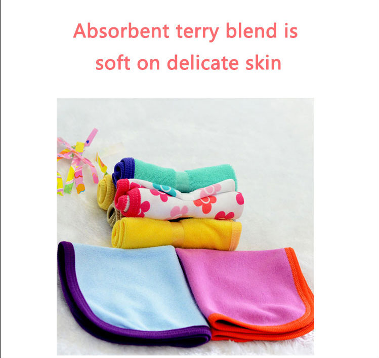女の赤ちゃんの浴用タオル8個、 ソフトテリーの乳児の布、 赤ちゃんげっぷの布問屋・仕入れ・卸・卸売り