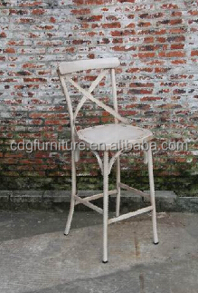 工場出荷時の価格ハイスツールアンティークアルミの椅子、 xバックチェア仕入れ・メーカー・工場