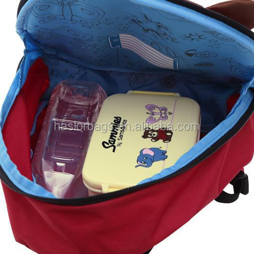 2015 Latest wholeasle cartoon pattern cute waterproof backpacks for kindergarten