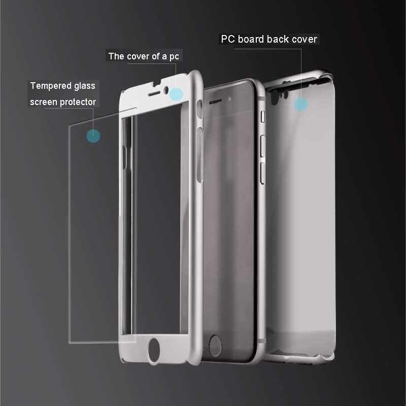 硬い耐久性のあるハイブリッド360度のための携帯電話ケースiphone62016卸売仕入れ・メーカー・工場