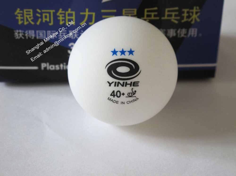 プラスチック製のテーブルテニスボール3つ星( シームレス、 ittf承認された、 競争の品質)問屋・仕入れ・卸・卸売り
