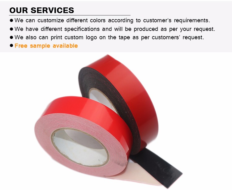 strong double sided foam tape