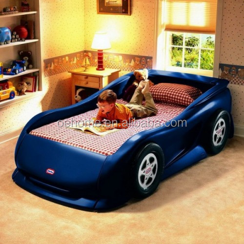 ホット販売ピンク子供車の形状ベッド、子車の形状ベッド仕入れ・メーカー・工場