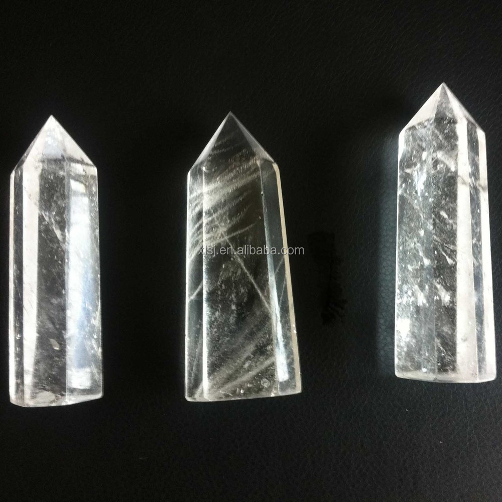 卸売価格水晶天然透明6面ポイント/クリスタルヒーリングワンド仕入れ・メーカー・工場