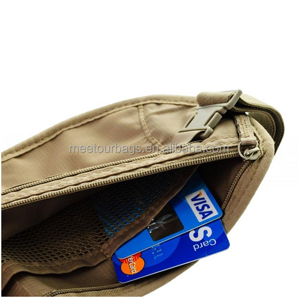 Rfid2015信号ブロッカーrfidブロッキングマネーベルトマネーベルト抗- 盗難のウエストバッグ仕入れ・メーカー・工場