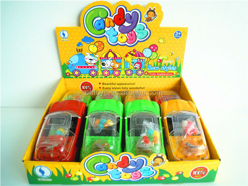 Pull line simulation car candy toy sweet with light