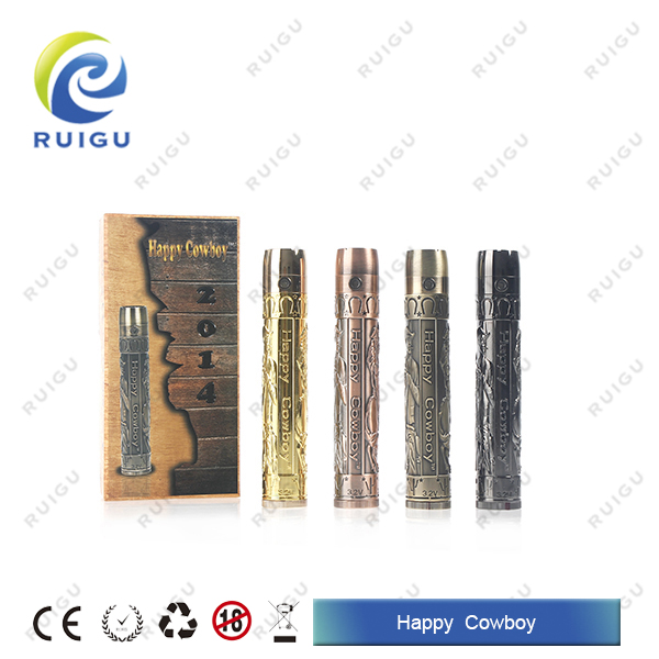 High Capacity Ego Thread 2200mah Happy Cowboy Trademark Battery