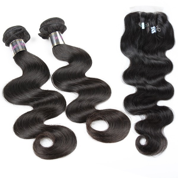 100％ボディ波人間のremy毛は織物のボディ波ブラジルの髪 問屋・仕入れ・卸・卸売り