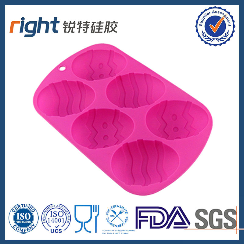 egg shape silicone chocolate cake molds for easter