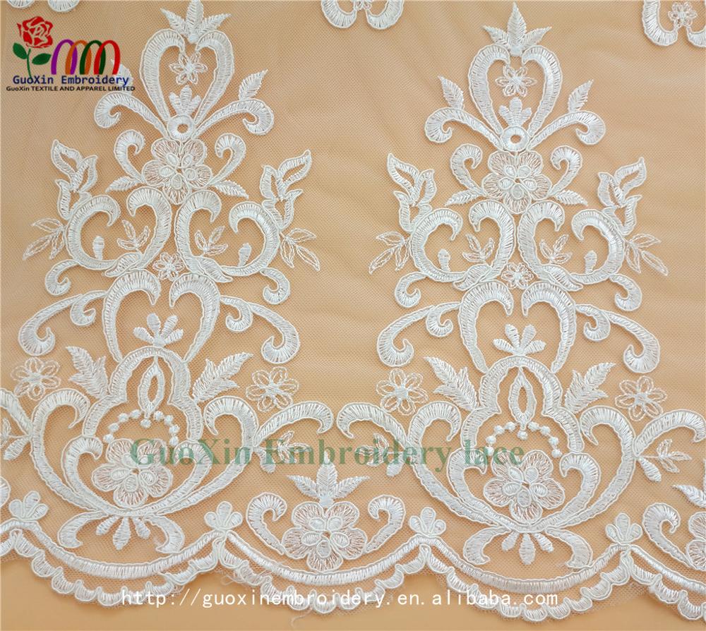 wonderful wedding veil lace white embroideried lace fabric with cording (1).jpg