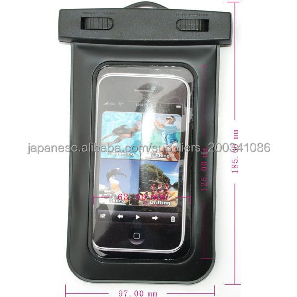 大画面スマホ対応 防水ケース [6色] ネックストラップ付 タッチパネル対応問屋・仕入れ・卸・卸売り