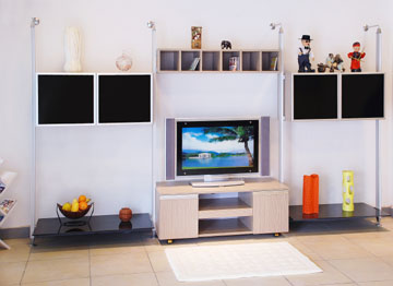 Naniyaカスタムスタイルテレビスタンド壁ユニットデザインテレビスタンド仕入れ・メーカー・工場