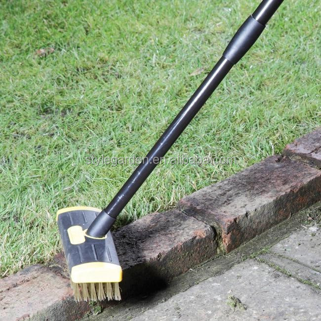 Telescopic Patio Cleaning Brush Decking Block Paving Weed Garden Wire  Scraper