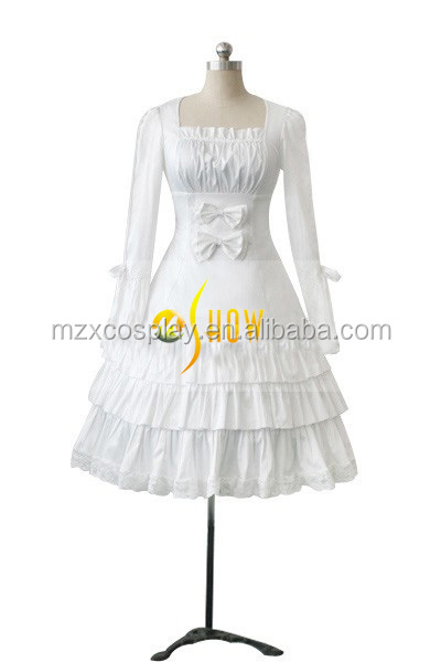 熱い販売のゴシックロリータドレスフリルハロウィーン衣装クリスマス美しさのためのロングドレス問屋・仕入れ・卸・卸売り