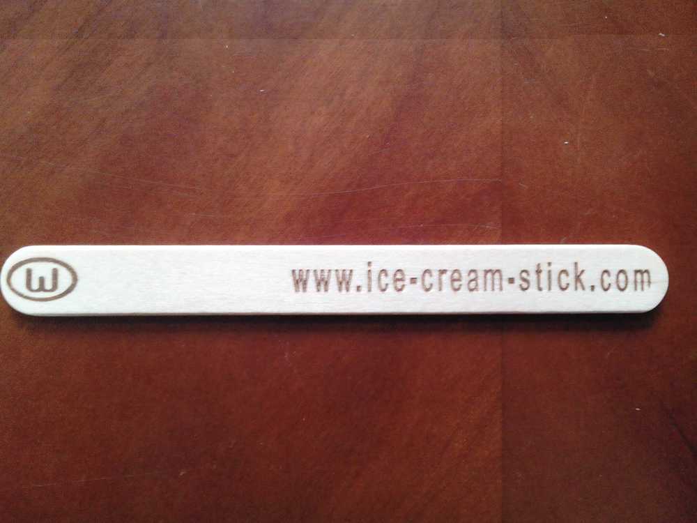 Beveled Ice Cream Sticks (Round Edge) - VinzorWood