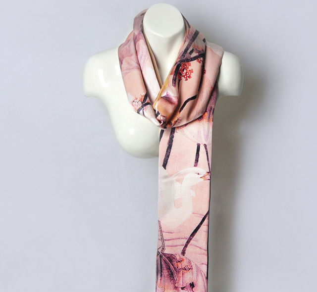 美しい女性用の高品質100％の絹のスカーフ仕入れ・メーカー・工場