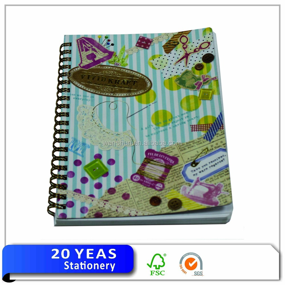 Personalized Spiral 500 Sheets Notebook With Color Pages Printing Buy