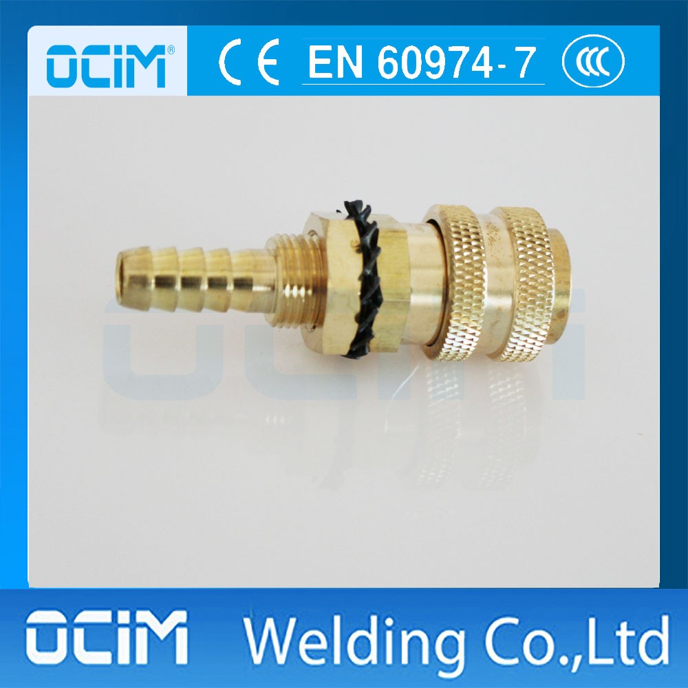 Water Cooled Gas Adapter Quick Connector Fitting Replace For TIG Welding Torch