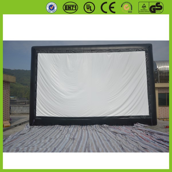 Outdoor Giant Inflatable Tv Or Cinema Air Blower Screen For Rental