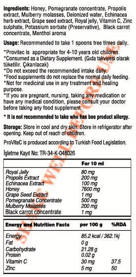 Provitec Ingredients