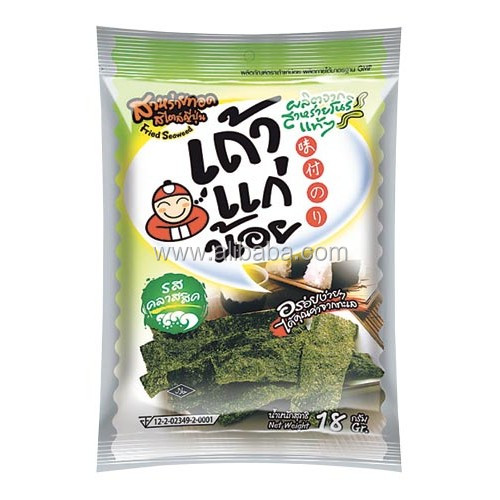 Tao Kae Noi Tempura Seaweed original Japanese Style 25 g. Good Product Best Price