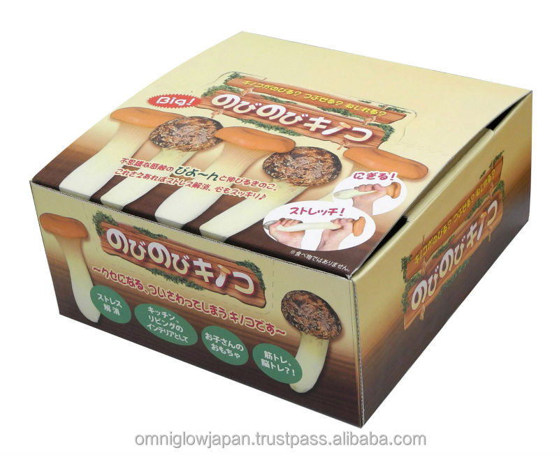 キノコの形をした日本デザインオリジナル抗- ストレス緩和剤のボールおもちゃを絞る問屋・仕入れ・卸・卸売り
