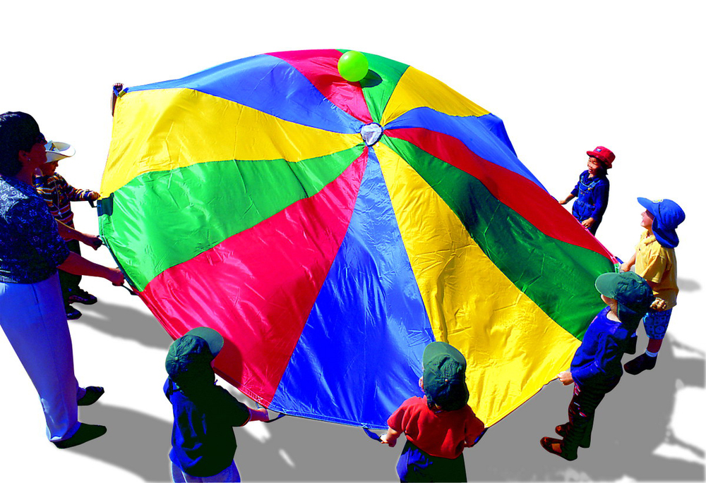 20 Ft & 24 Ft Colorful Parachute With Bag For Kids Buy Different