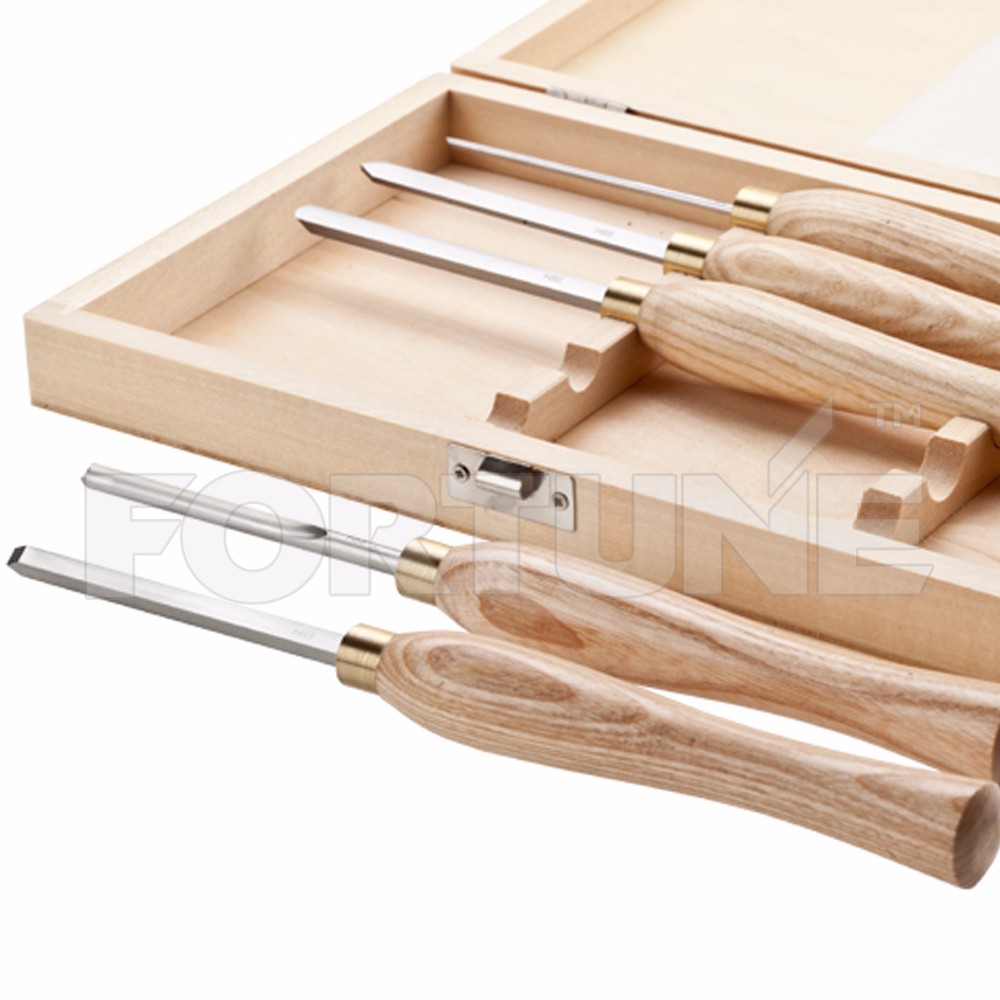 5pc Hss Mini Turning Hand Tools Set For Woodworking Lathe Turning Tools