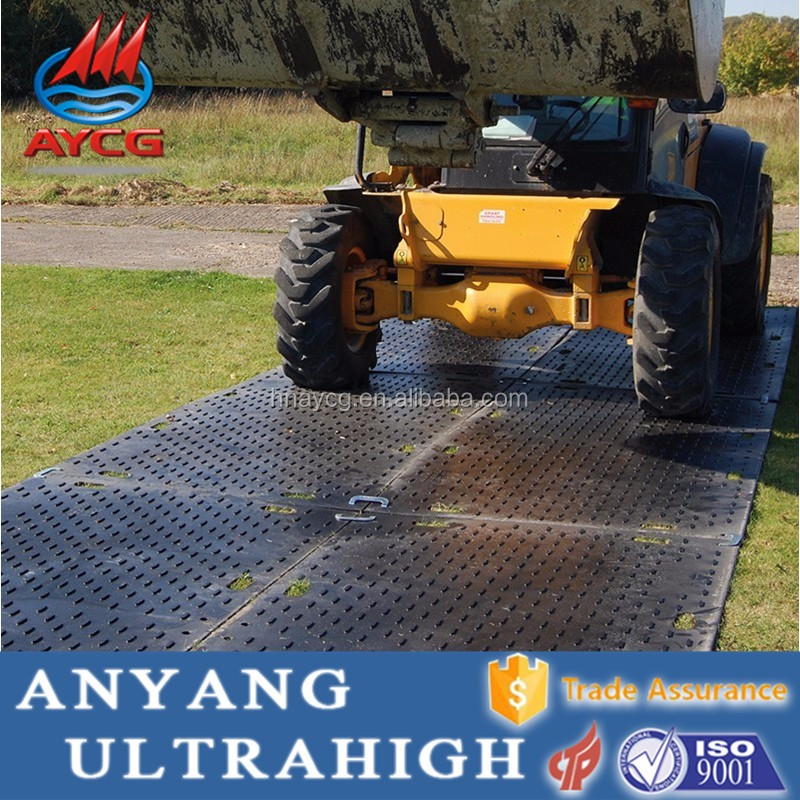 High Quality On Grass/mud Hdpe Ground Cover Mats Trackmat/dura Base