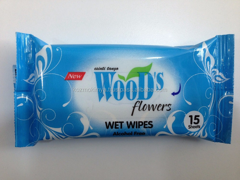 Pocket Wet Wipes Blue
