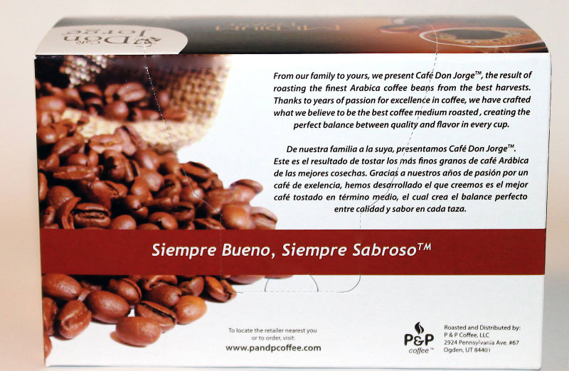 Cafe Don Jorge Medium Roast Single Serve (12 count)