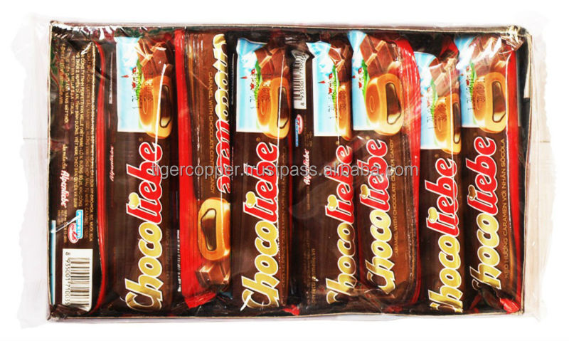 CHOCOLIEBE ROLL CANDY WITH CHOCOLATE CENTRE BOX 512G/CHOCOLIEBE CANDY